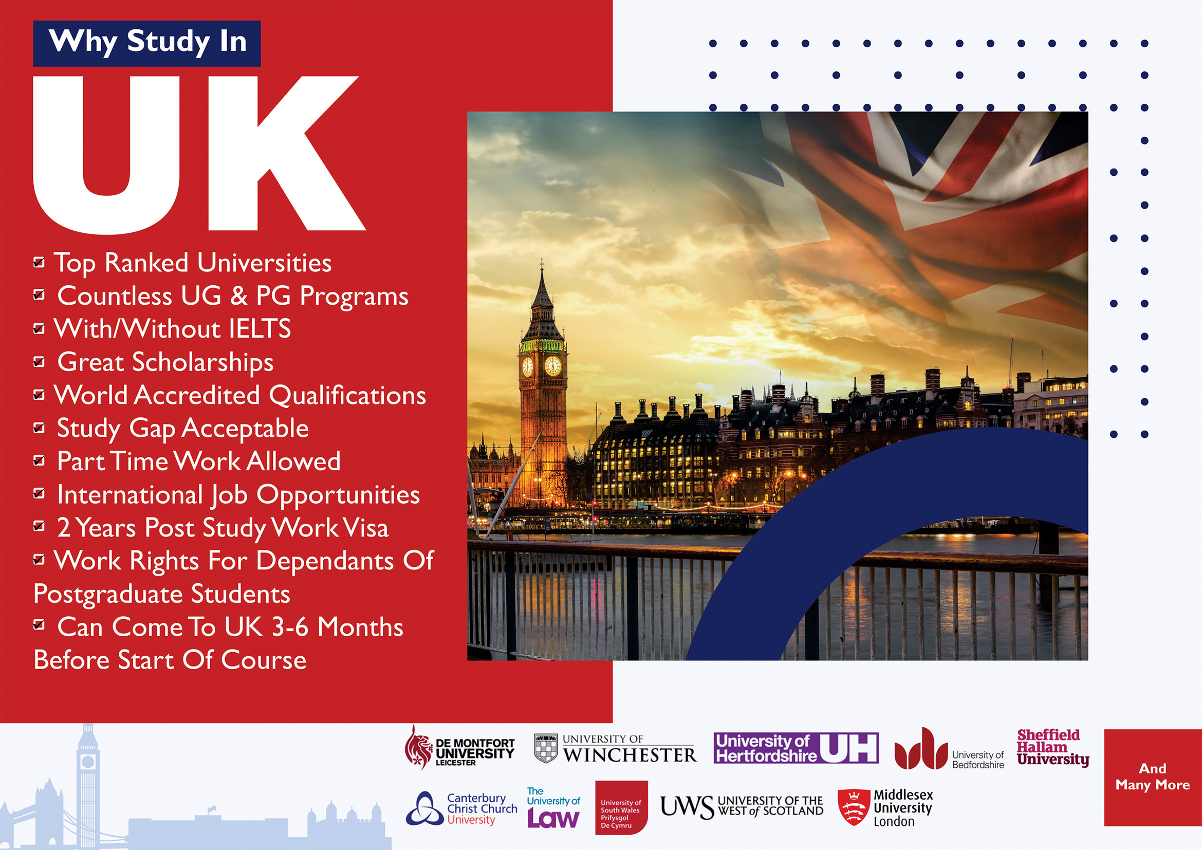 Study in UK | Work Placement and scholarships for students in London